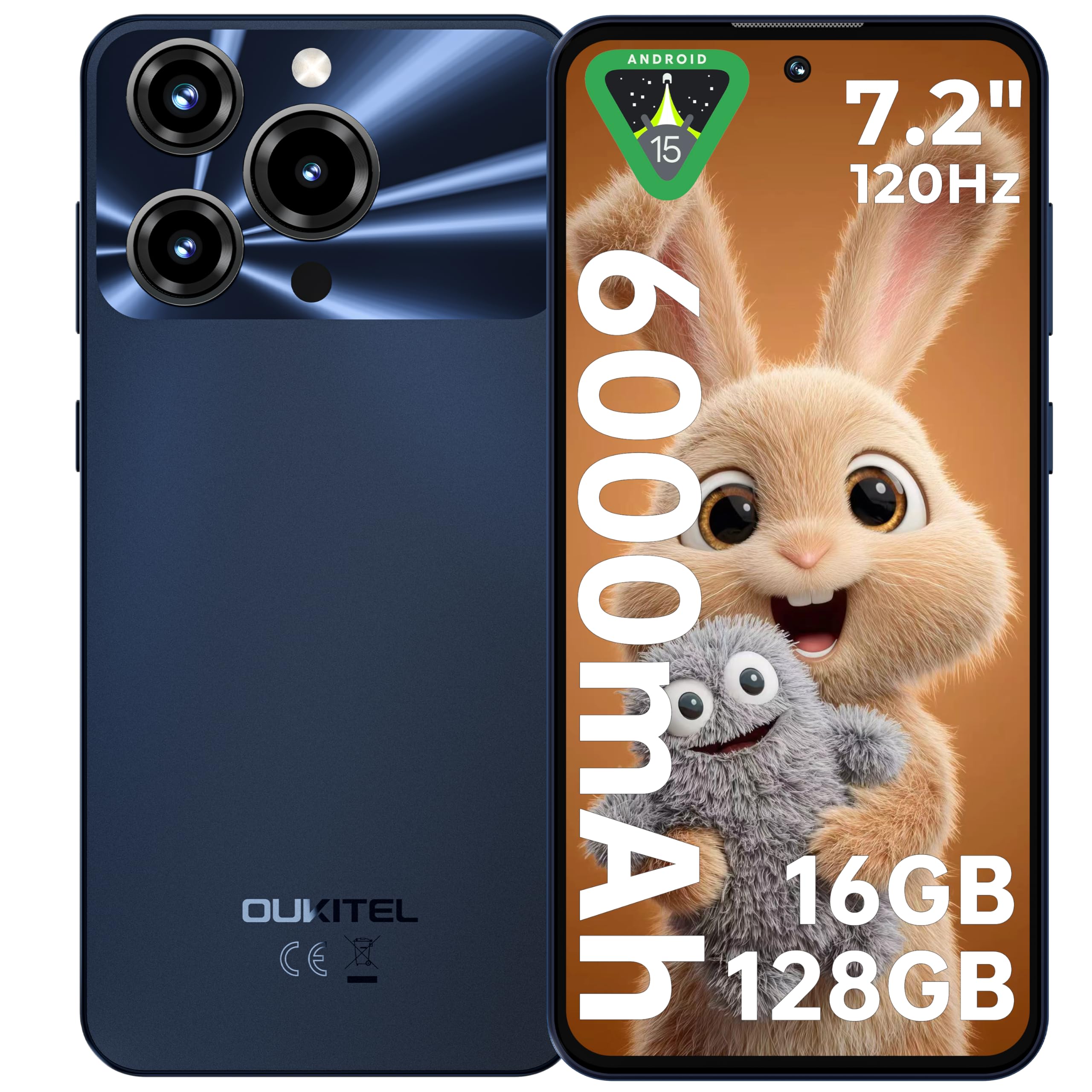 OUKITEL C69 Simフリー スマホ 本体 7.2インチ 大画面 Amazon | [7.2 HD+ 大画面 SIMフリー スマホ 本体]OUKITEL C69 6000mAh